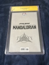 Marvel Comics Star Wars: The Mandalorian #8 CGC 9.8 Grogu Variant Signed Barnes