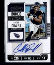 2023 Panini Contenders #159 Colton Dowell