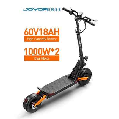 JOYOR S10-S-Z Electric Scooter 2000W Dual Motors 60V18Ah Adult Off Road Escooter