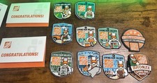 Home Depot Employee Patches You Pick Cactus, Bronze Gold Homer Rare Ice Bag Etc