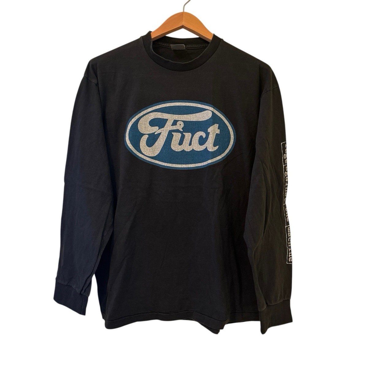 専用 22SS Ford Tee Saint Rage×Fuct 両袖プリ XL VTG Rage Against the Machine FUCT Oval Logo Ford Long Sleeve Shirt