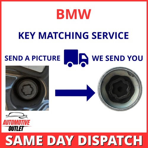 LOCKING WHEEL NUT KEY FOR BMW 3 SERIES SECURITY MASTER BOLT MATCHING SERVICE UK