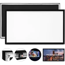 Uimoso 110" 16:9 Projector Screen Projection HD Home Theatre Outdoor Portable