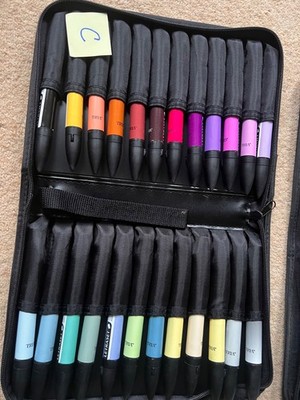 Letraset Tria markers 24 pk Double tipped Pantene colours