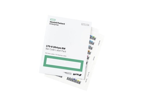 190017219189 HPE LTO-8 Q2015A Ultrium barcode label pack (x100) - staple cartrid - 第 1/1 張圖片