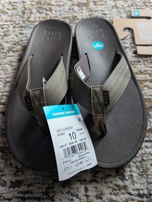 New Reef Journeyer Brown Men's FlipFlop Thong Sandal. Size 10
