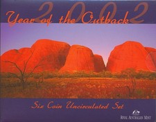 Australia: 2002 Uncirculated set, Cat $55, Year Of The Outback