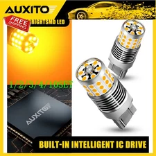 7440 T20 Amber Yellow LED Turn Signal Light Bulb Canbus Anti Hyper flash 1~10Set