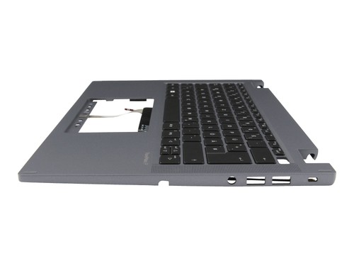 Clavier original Acer 6B.VW8N7.011 avec top case FR (allemand) noir/argent mi - Photo 3/5