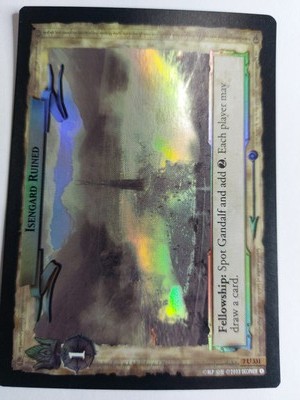LOTR TCG Return of the King ISENGARD RUINED 7U331 FOIL LP