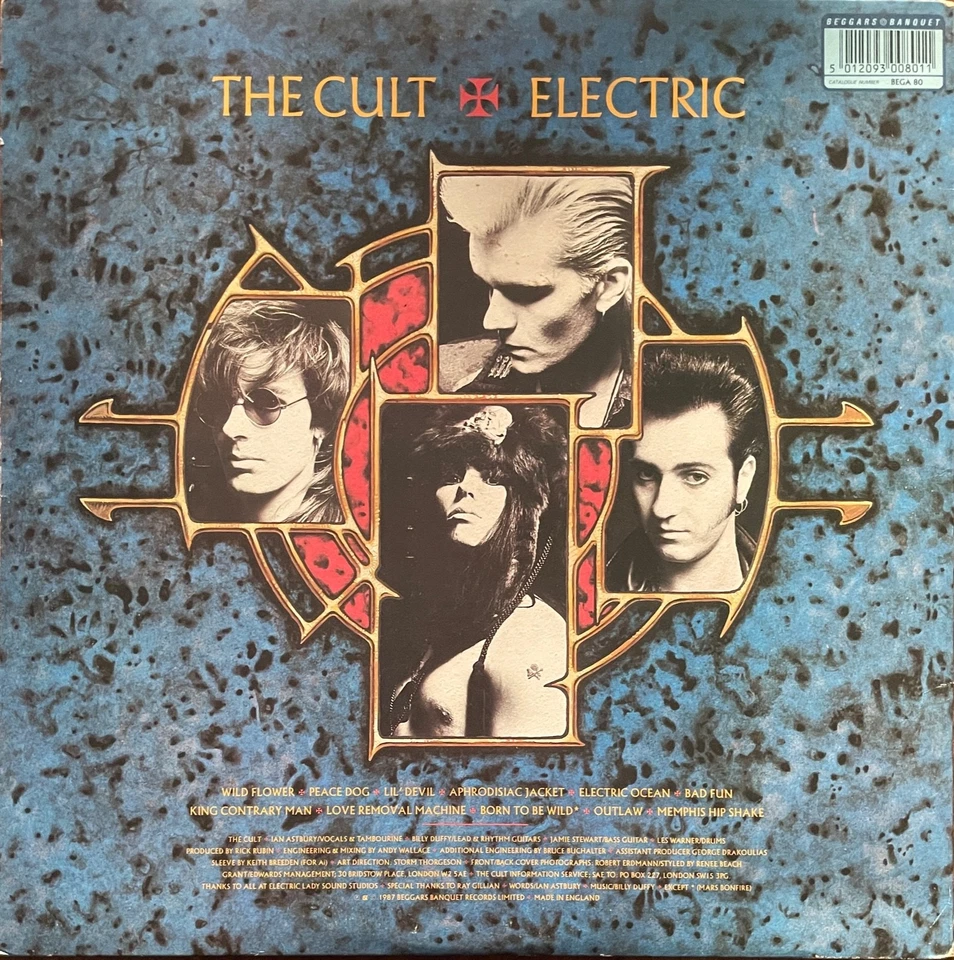 The Cult - Electric. 1987. Ltd Gold Picture Disc. - Image 2 of 4