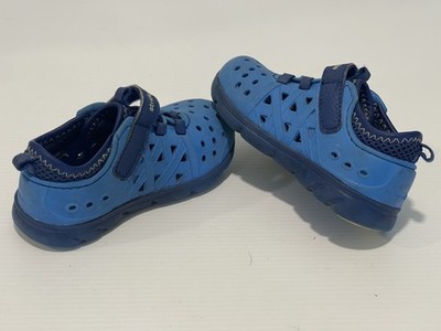 STRIDE RITE Phibian M2P Sz 6 Toddler Blue Rubber Sneakers Water Shoes