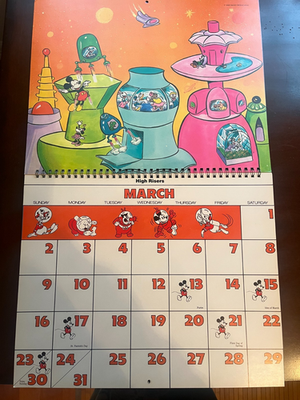 Disney Vintage Assorted Calendars | eBay