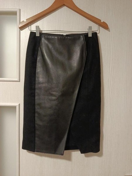 Women Neil Barrett Skirt Black Wool 36 / S / 44