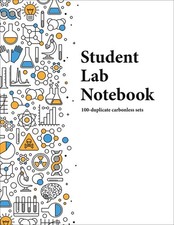 Student Lab Notebook 100 duplicate page sets : grid-based carbonless sheets...