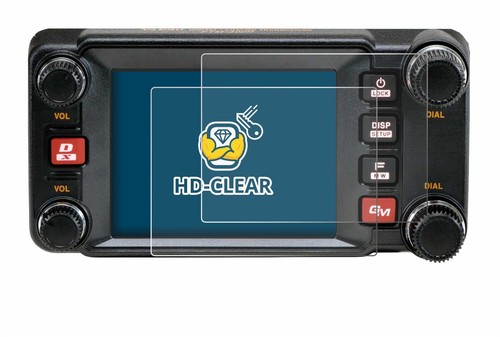 2x Display Schutz Folie für Yaesu FTM-400XDR Zubehör Transparent - Zdjęcie 2 z 6