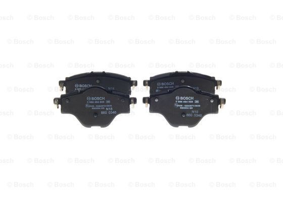Bosch Bremsbelagsatz, Scheibenbremse Hinten FüR CitroËN DS Opel Peugeot-image