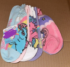 My Little Pony 5 PACK NO SHOW SOCKS NEW