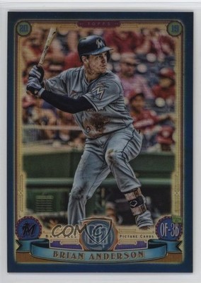 2019 Topps Gypsy Queen Chrome Indigo 144/150 Brian Anderson #256 1e27