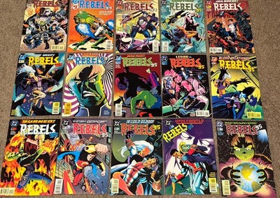 R.E.B.E.L.S.  94  95 Comic Lot #0 14 Complete Run DC Space Team Series