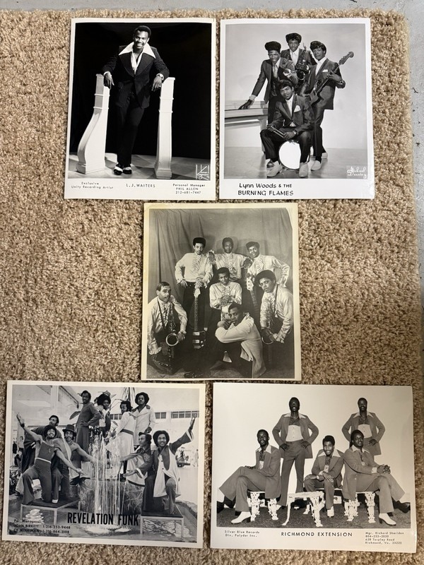 60’s Or 70’s Rare Soul/Funk 8x10 Promo Photos (5)