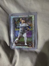 2025 Topps Series 1 River Ryan RC Silver Confetti Foilboard Dodgers