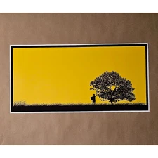 Jack Johnson Album Art Print 12" X 24" - In Between Dreams Yellow Tree Dorm Room