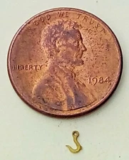 Scale Cargo/Rigging Hooks for Ships/Scratch Build  Lot=20 hooks Brass USA Medium