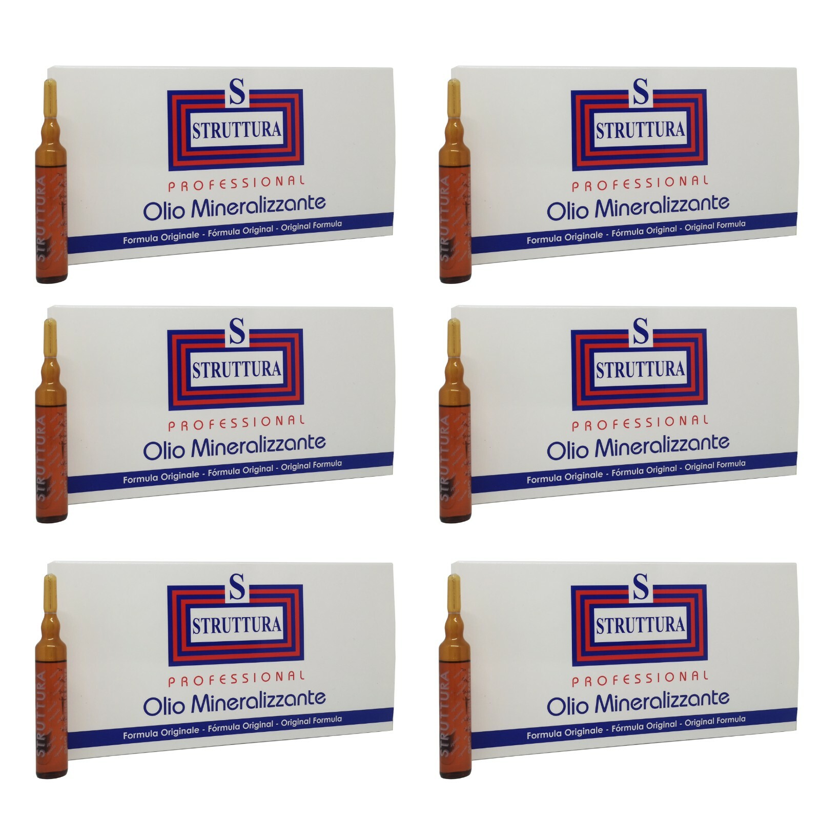 Trattamento Ristrutturante 60 Fiale Olio Mineralizzante Struttura 12ml