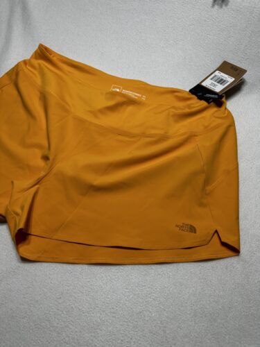 NWT The North Face Arque Womens XXL Shorts Summit Gold Standard Fit 3" Inseam - Picture 1 of 13