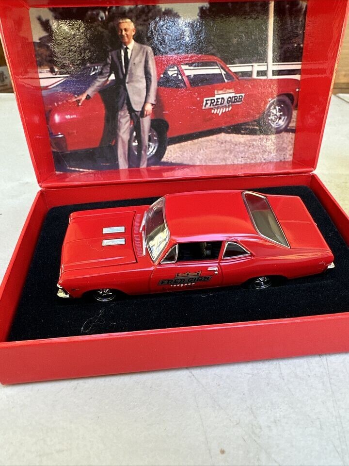 FRED GIBB 1968 SUPER CHEVY II CHEVROLET COPO NOVA SS 396 RED