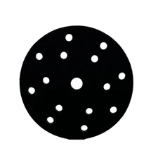 10 pcs Soft Interface Pad 6" (100mm) 15 Holes Hook and Loop Soft Sponge Cushion