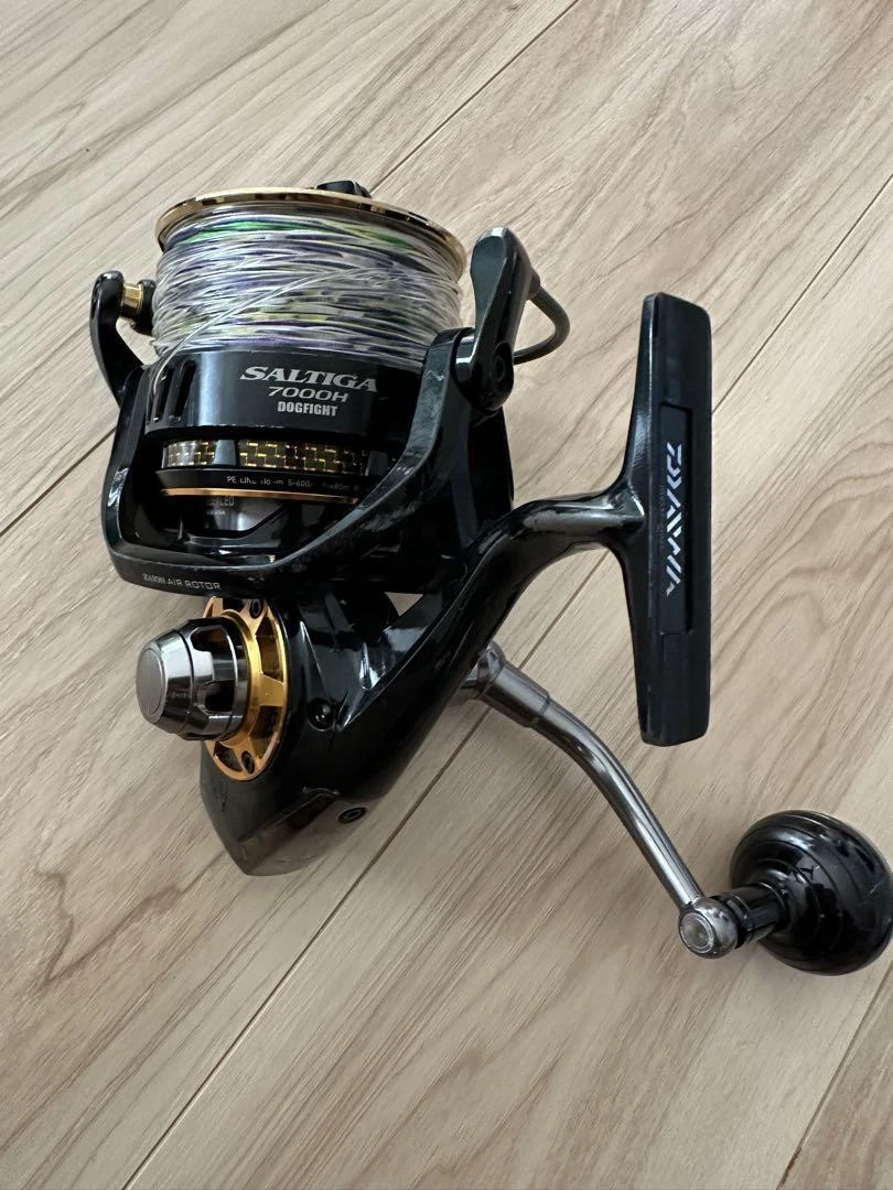 Daiwa Saltiga Dogfight 7000H With Replacement Spool | eBay