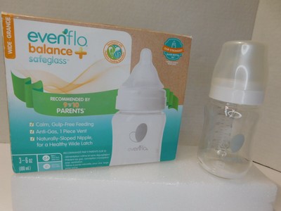 evenflo balance glass bottles