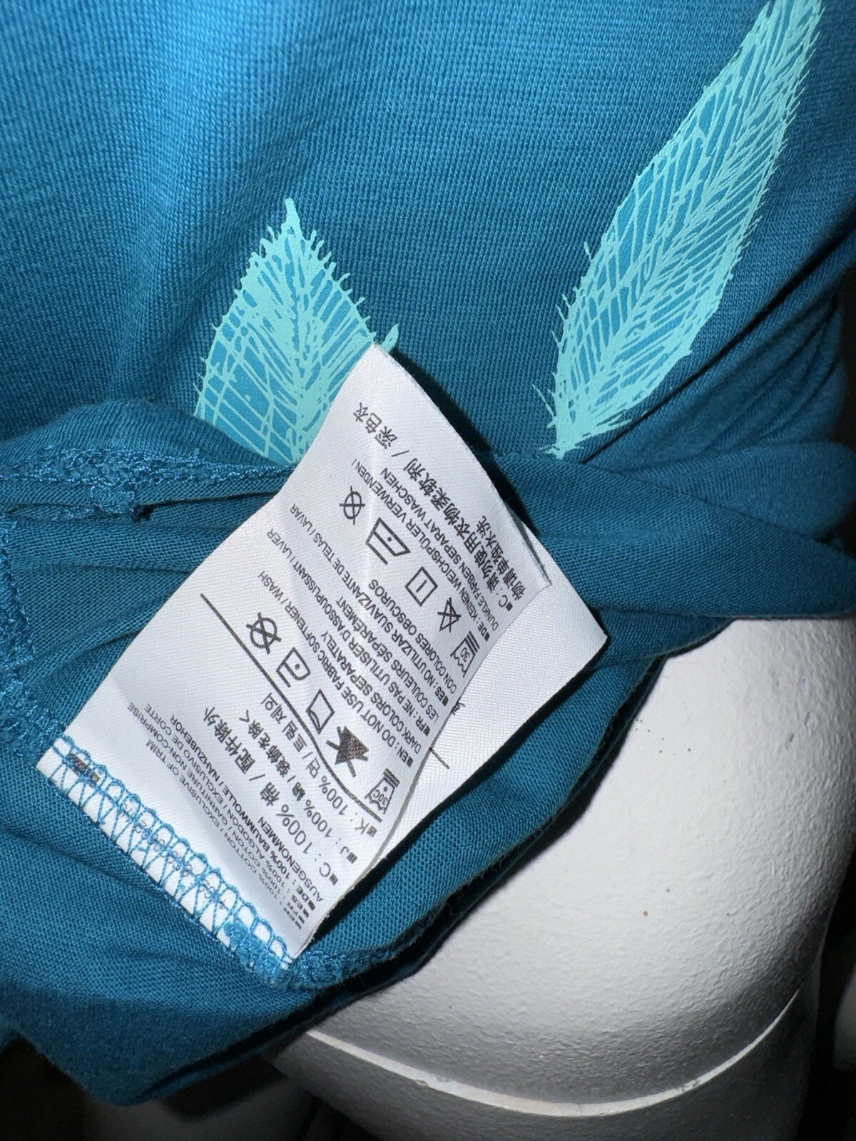 T shirt Arc'teryx girocollo manica corta logo grafico verde acqua TAGLIA M