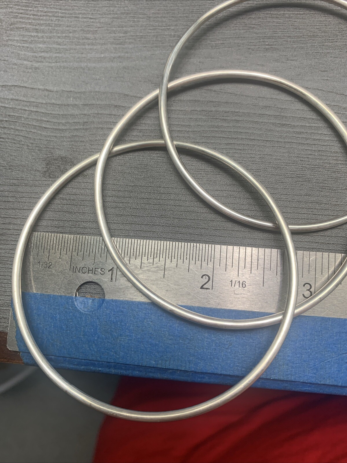 ATI Signed Sterling Silver 3 Interconnected Inter… - image 11