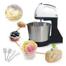 Sbattitore Elettrico Multifunzione 7 Velocità con Ciotola