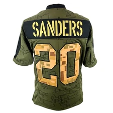 Barry Sanders Jersey Camo Detroit | Unisex Adult Sizes S-5XL Unsigned Stitched