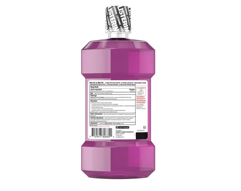 Listerine Total Care Fresh Mint Mouthwash, 33.8 fl. oz., 3 pk. - Image 2 of 4