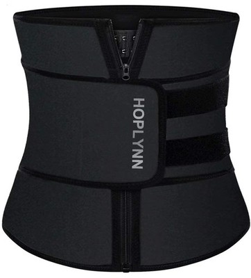 HOPLYNN Neoprene Sweat Waist Trainer Corset Trimmer Shaper XX-Large, Black