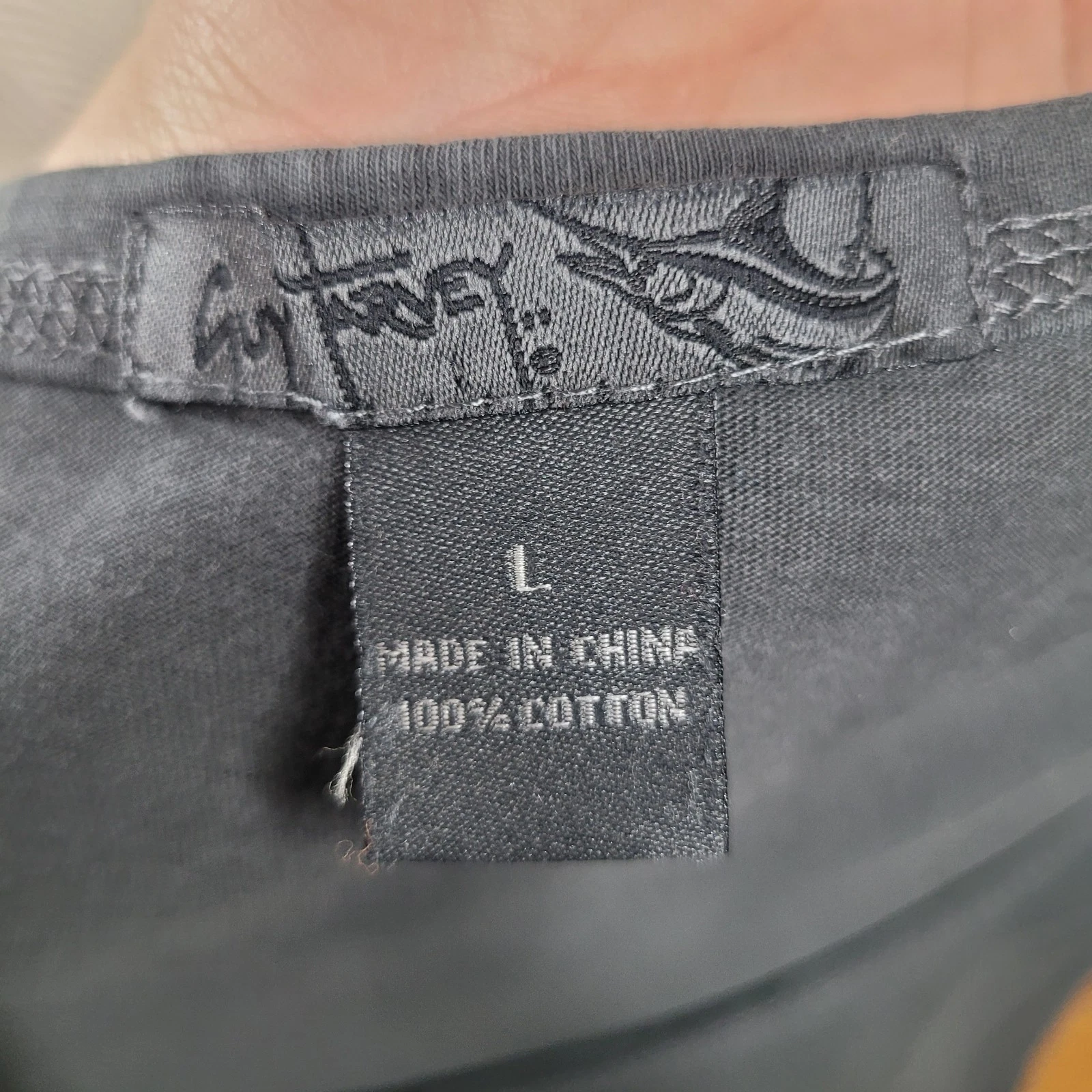 PALM ANGELS Abito elasticizzato Guy Harvey Tank grande copricostume da spiaggia grigio pesce spada assimetrico