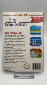 City Connection NES CIB Complete /w Reg & Promo Poster Racing