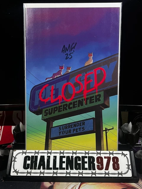 FERAL #12 1:10 SIGNED Tony Fleecs VIRGIN w/ COA