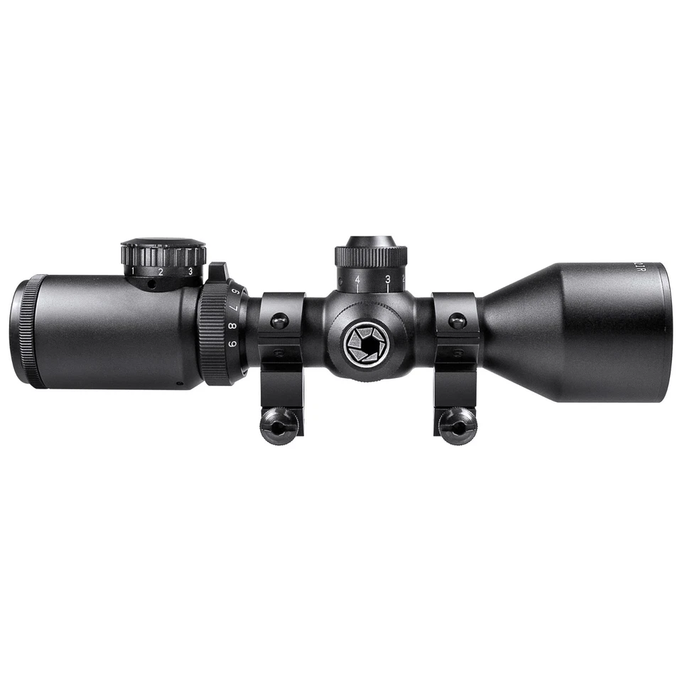 Mira para rifle compacta con retícula iluminada Barska Contour 3-9x42 para caza Foto 4 de 4