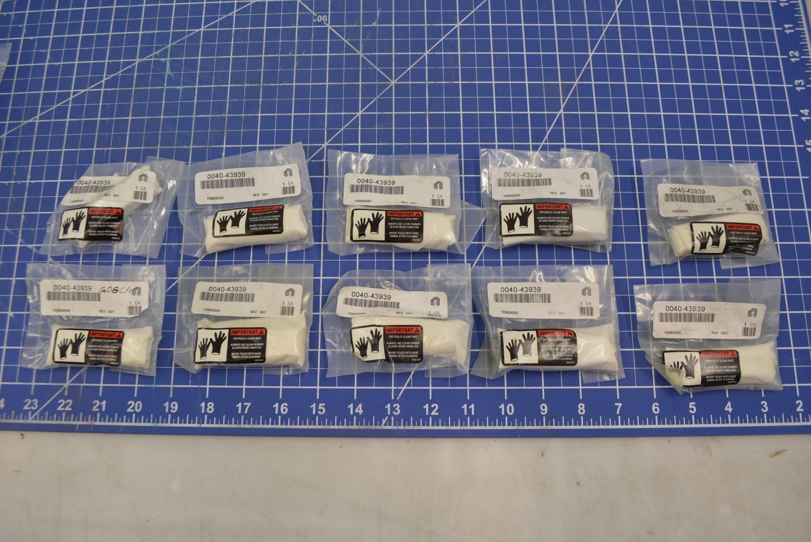 0040-43939 (LOT OF 10) / PULLEY, PLATEN 300MM REFLEXION / APPLIED MATERIALS AMAT