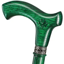 Irish Walking Cane for Men and Women - Handmade, Ergonomic, Wooden - Irish Wa...