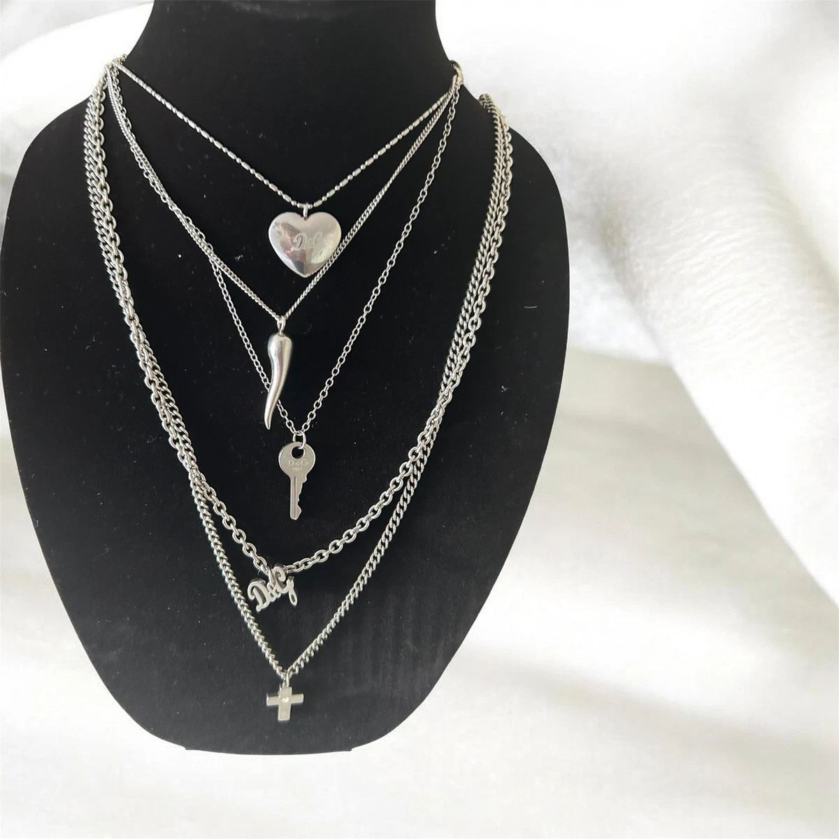 Dolce&Gabbana Silver Fashion Necklaces & Pendants for sale | eBay