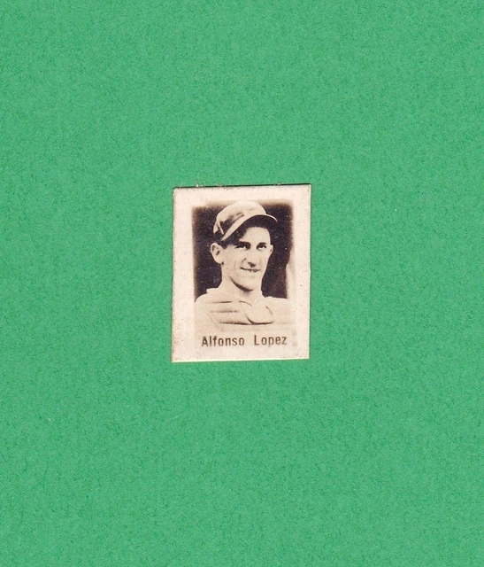AL LOPEZ, 1930 Chocolate Baguer Mini CUBAN BASEBALL CARD, Hall-of-Famer