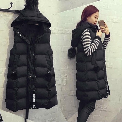 Mode Damen Weste Weste Jacke Mantel Outwear solide warm haltende Oberteile - Bild 1 von 9