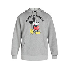 NEW Disney Mickey Mouse Men's Medium Black Sweatshirt Hoodie